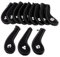 MUXSAM 12 Pcs Golf Club Head Covers Neoprene for Outdoor Traveling All Golfing Enthusiasts,Black