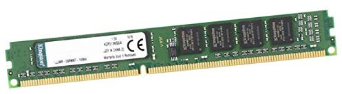 4 GB RAM PC Desktop Kingston KCP313NS8/4 DDR3 PC3-10600U 1333Mhz CL9 Low Profile