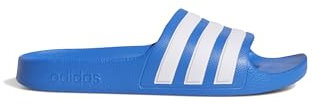 adidas Mixte Adilette Aqua K Sandales, Bleu True Blue Chaussures Blanc, 39 EU
