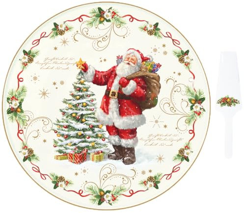 Coffret Plat à Tarte D32 cm avec Pelle en Porcelaine - 1112MAGI - Easy Life