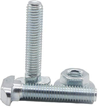 10 Stk Hammerschraube M8x40, für Nut 8 ,Stahl 8.8,verzinkt