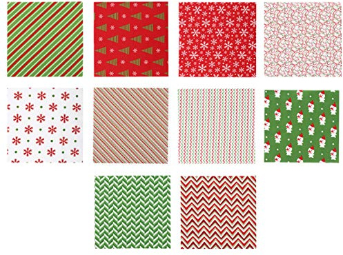 20st Weihnachts-Patchwork Filz Patchwork Selber Machen Quilten Von Quadraten Quadrate Bündeln Quadratisches Vorgeschnittenes Patchwork Weihnachtsfettviertel Blumen Schal Stoff