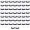 HouYeen 50 Auto Trim Clips for Lower Door for Ducato Boxer Jumper
