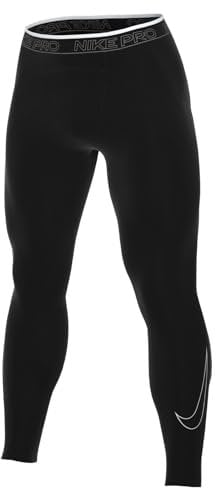 Nike Herren Np Df Leggings, Black/White, L