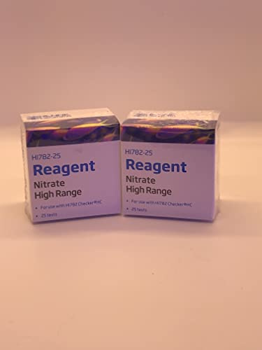 Hanna Instruments HI782-25 Marine Nitrat High Range Checker Reagents 2er Set (insgesamt 50 Tests)