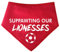 Spoilt Rotten Pets England Flag Lioness Women's Football Supporter Dog Pet Bandana Dogs & Cats (Large Chow Chow & Bernese Size)