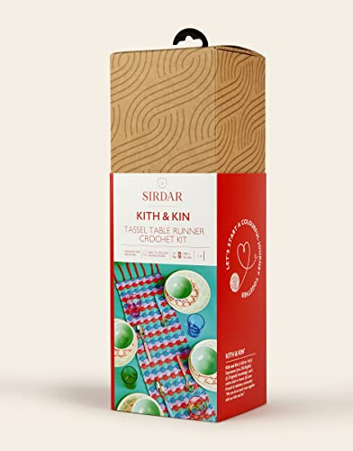 Sirdar Kith & Kin, Tassel Table Runner Crochet Kit