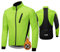 HOMTOL Herren Fahrradjacke Polarfleece-Futter Wasserdicht Winter Thermal Radjacke winddicht regenfest dicke Jacke Fleecejacke radtrikot Atmungsaktive Fahrrad Windjacke für Radsport MTB Laufen Wandern
