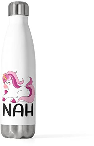 Borraccia termica da 20 once Cool Funny Nah Unicorn Graphic Uomo Donna 20 oz