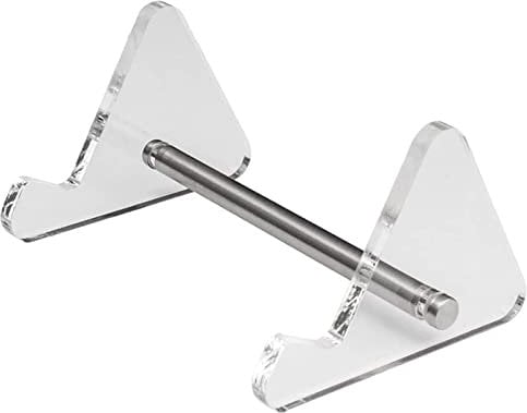 Luckxing Keyboard Holders, Desk Keyboard Stand Manual Install Acrylic Tilted Holders Keyboard Display Stand for Women Men - PC Keyboard Stand Storage Rack for Books, Documents, Keyboard