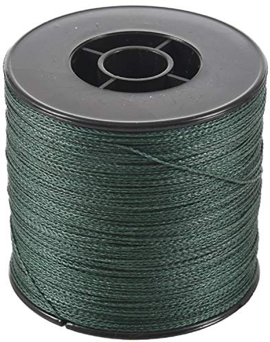 500 m, 100 lb 0,5 mm, Lenza Filo Trecciato da Pesca Intrecciato Super Strong Pe, 4 fili, colore: verde scuro