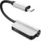 SAMTEK Headphone Adapter, 2 in 1 AUX Adapter Cable Earphone Jack Adapter Splitter Adapter and Charger Headphone Adapter Converter Compatible with iPhone 13 12 11 xs x 11