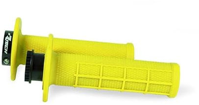Manopole Rtech R20 Lock-on motocross enduro giallo fluo