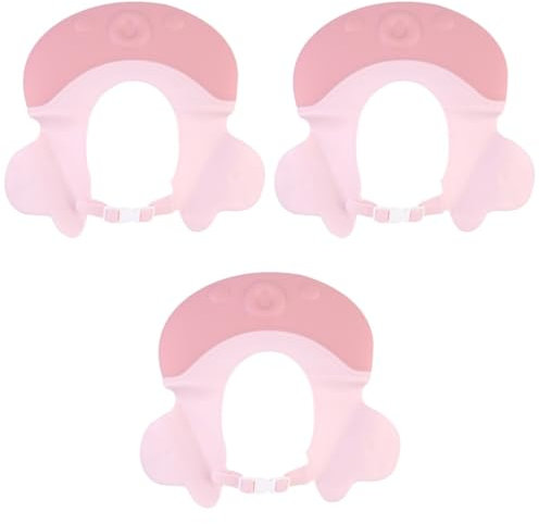 Beaupretty 3st Shampoo-kappe Baby-bademütze Shampoo-duschhaube Duschvisier Aus Silikon Schirmmütze Für Die Babyparty Wasserdusche Süßer Badeschirm Baby-dusche-hut Kind Helm Sport