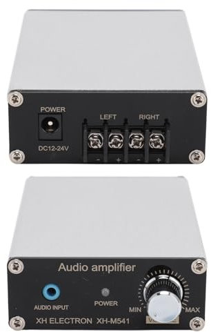 Subwoofer Amplifier, Dual Channel Digital Power Amp Board for Home Theater HiFi, with Aluminum Alloy Material, for Sound System