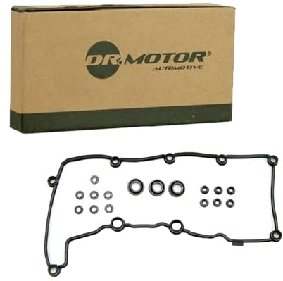 DR.MOTOR AUTOMOTIVE Dichtungssatz, Zylinderkopfhaube DRM01211S für Zylinder | Kompatibel mit: AUDI A4 Allroad B8, A4 B8, A4 B8 Avant, A5, A5 Cabriolet, A5 Sportback, A6 Allroad C7, A6 C7, A6 C7 Avant