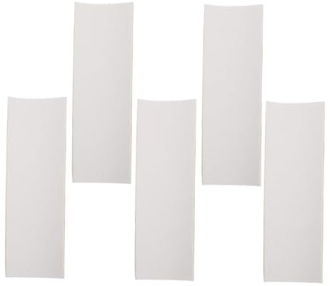 Gogogmee Finger Skateboard Aufkleber 5 Stück Schaumstoff Grip Tape Weiß