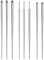 IKOPFLN 8 Pcs Piercing set Piercing Taper Insertion Chirurgenstahl 14G 16G 18G für Ohr/Nase/Lippe/Bauch/Nippel/Zunge Piercing Tool Body Stretching Piercings Kit Assistant Tool, Ohrloch stecher set