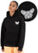 SMILODOX Hoodie Damen Nala, Oversize Fit Pullover mit großer Kapuze und Butterfly Print, bequemes Sweatshirt, weicher Flauschiger Stoff Kapuzenpullover, Idealer Sweater für Freizeit und Sport