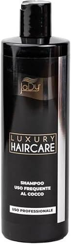 JaDy - Kokosnuss Shampoo | Feuchtigkeitsspendend & Nährend | Für Trockene & Beschädigte Haare | Sanft zur Kopfhaut | Für Häufiges Waschen | Unisex, 400 ml, 1 l