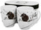 MamboCat Charming Owls 2er Set Becher konisch + Geschenkkarton - 5902693932826