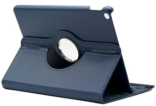 EasySpeed Funda para iPad 9,7 Pulgadas 6.ª/ 5.ª Generación 2018/2017, para iPad Air 1 / Air 2 Carcasa Giratoria de Cuero Sintético con Tapa, Función Soporte Atril 6 Posisiciones, Color Azul