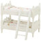 Abaodam Miniatur-Etagenbettmodell Bausätze Häuser Bausatz Dekoration Schlafzimmer Bedroom Decor Puppenbett Dollhouse Furniture Miniaturmöbel Puppenhausdekoration Holz