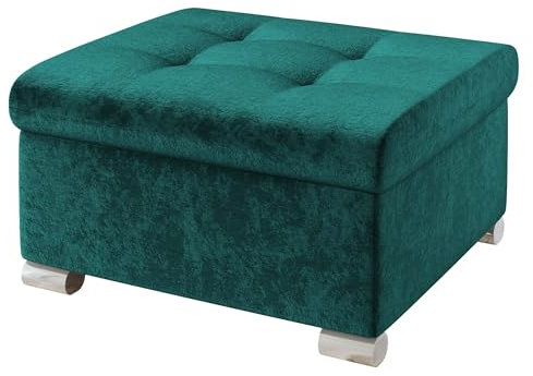 Mirjan24 Polsterhocker Niko klein Sitzbank Sitzhocker Fußbank Pouf Hocker Farbauswahl (Clara 215.11)