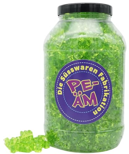 PE ÄM | Zuckerfreie Fruchtgummi Apfel Bärchen |3kg Mega Pot | XXL Pack für Party, Candybar & als Geschenk | Süß & Saftig | Premiumfruchtgummi