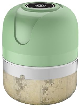 Tritaglio Elettrico Per Aglio - Frullatore Verdure Senza Fili Ricaricabile - Elettrodomestico Alimenti Portatile Elettrico | Utensile Cucina per Carne Noci Cipolla Tritato