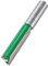 Trend CraftPro Fraise Droite à Deux Cannelures, Queue de 12mm, Diamètre de Coupe de 12,7mm & Longueur de Coupe de 50mm, Pointe en Carbure de Tungstène, C153DX12MMTC
