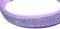 PET Palace ® « Joli en Rose ». Collier de chien rose en cuir clouté de diamant GRAND