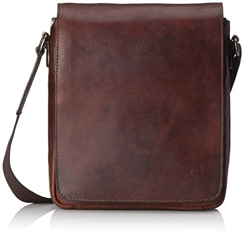 Leonhard Heyden Roma Messenger Bag S Dark Brown