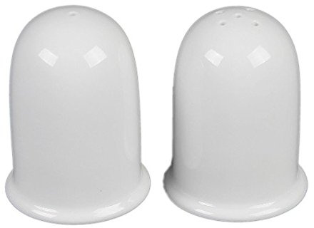 Holst Porzellan PA 145 Salz und Pfeffer Menage Palermo, weiß, 5 x 5 x 6.5 cm 6 Einheiten
