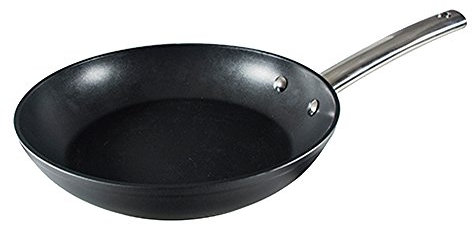 Bergner Foodies Padella in alluminio forgiato, nero, 24 cm