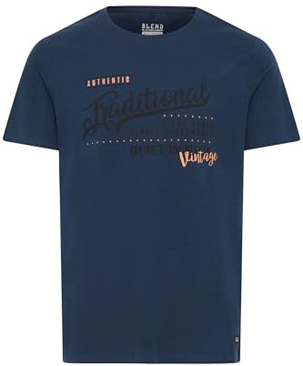 Blend BHDoppler Herren T-Shirt Kurzarm Shirt Rundhals-Ausschnitt