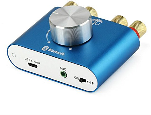 DollaTek TPA3110 30W*2 Two Channel Mini Stereo Audio Wireless Bluetooth Amplifier Digital Signal Power AMP for Tablet PC Smartphone Laptops ect - Blue