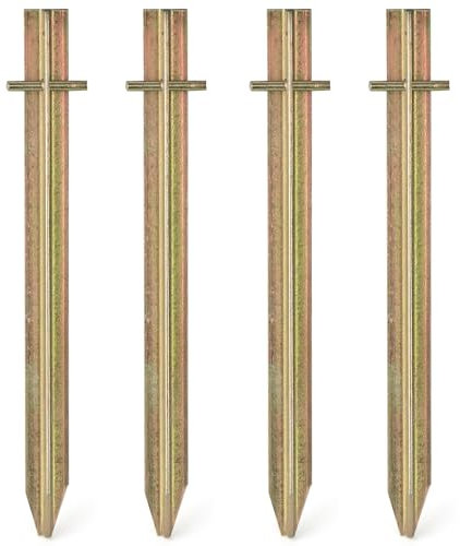 Moritz Stahl T-Profil Hering Zelthering 500x25x25 mm 1-4-10 oder 20 Stück Moritz® (4)