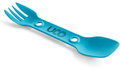 UCO Utility Spork 3-in-1 Combo Spoon-Fork-Knife Camping Utensil Only - No Tether, Rich Sky, One Size