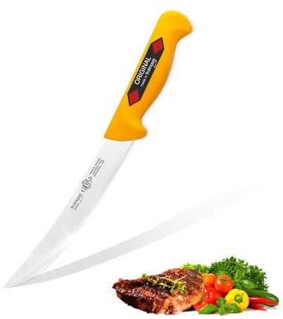 EIKASO Solingen Zerlegemesser 26cm Klinge aus Molybdänstahl mit rutschfestem ergonomischen Griff Metzgermesser Fleischmesser Germany