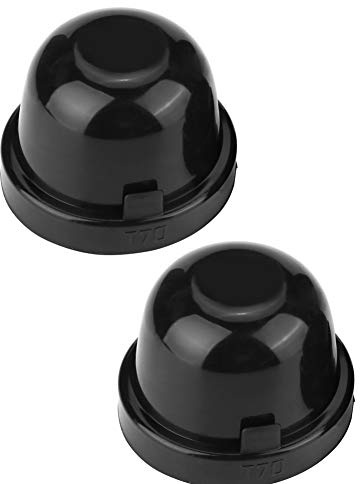 2 Stück 70 mm Autos LED-Scheinwerfer Staubschutzabdeckung Scheinwerferabdeckung Staubschutz für Autoscheinwerfer Gummi Wasserdicht Staubdicht Verschlusskappe