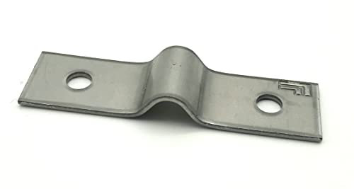 Doppelstabmattenzaun Mattenhalter Pfosten Befestigung Spanndraht Maschendraht Zaun Halter 100x mit 8mm Bogen