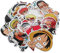 One Piece Vinyl Sticker Set mit 60 Stück Aufkleber