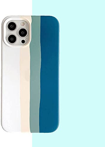 WHBDJ Rainbow Phone Case for iPhone 6 7 8 Plus X XR 11 12 Pro Max Silicone Color Drew Cute Back Cover Quality Colorful Protect Shell,D,for iPhone 12 Pro