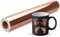 Prime Vinyl Rose Gold Permanent Vinyl Roll, Rose Gold Vinyl for Cricut, 12‘’ x 15 FT, Metallic Self Adhesive Vinyl, Vinyl for Silhouette Cameo, Cutting Machine, Home Decal, Easy to Weed