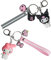 PiPi&W Kuromi Schlüsselanhänger, KT Katze Anhänger, Geschenke für Mädchen, 2 Stück