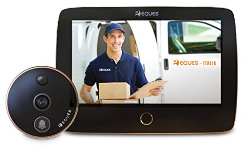 Eques RS1 Spioncino Porta con Display 7 pollici con Telecamera 2 Megapixel Wi-Fi