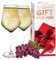 AIGAT 2 bicchieri da vino personalizzati da 370 ml, bicchieri da vino per matrimonio, regalo di nozze | bicchieri da vino bianco durevoli personalizzati | regalo personalizzato per ogni occasione
