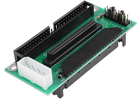 fengfeng SCSI SCA 80 Pin auf 68 Pin zu 50 Pin IDE Festplattenadapter Konverter Karte Board