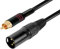 Câble audio XLR M - RCA M 2 m